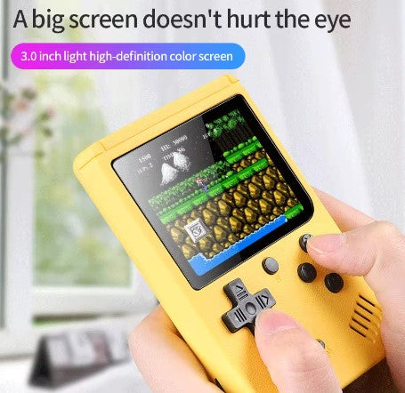 Retro Håndholdt spillmaskin med hundrevis klassiske spill.