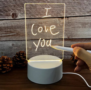 Notat-Lampe for å skrive beskjeder eller gi en hilsen.