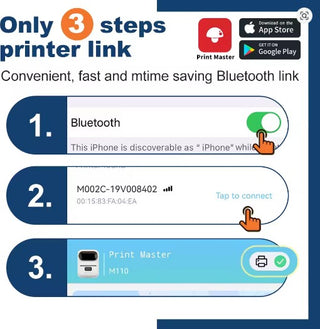 Phonemo Termisk label-printer for merking