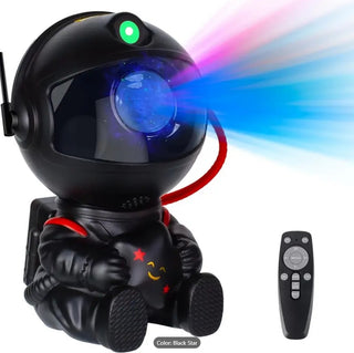 Astronaut Projektor Lampe Sittende med Stjerne